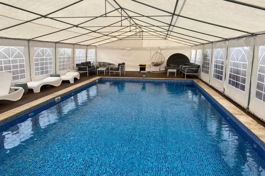 92020 הבריכה בחורף, נחלים בקתות בטבע, צימר  ביבנאל צימרים - Zimer 4 U