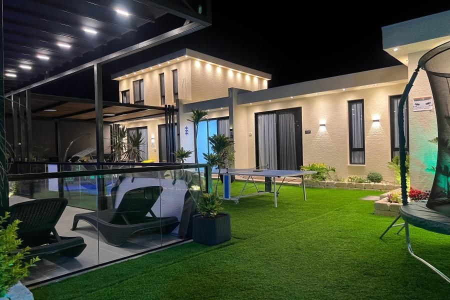 93072 המתחם בערב, סוויטות טרה ורדה - Terra Verde, צימר  בירכא צימרים - Zimer 4 U