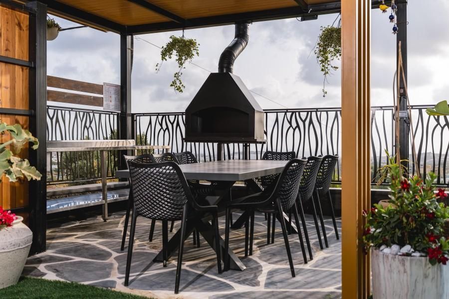 94812 מתחם החצר וחדר האוכל, צימרים על הפסגה, צימר  בירכא צימרים - Zimer 4 U